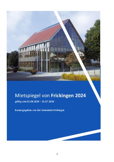 Qualifizierter Mietspiegel Frickingen