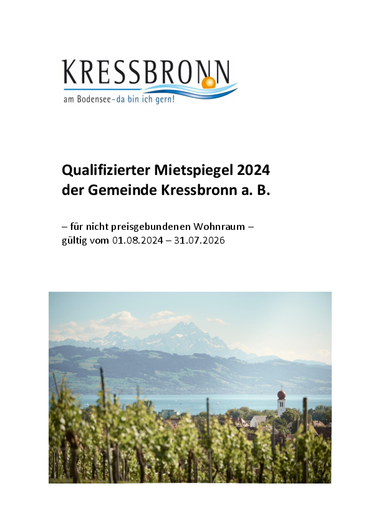 Qualifizierter Mietspiegel Kressbronn