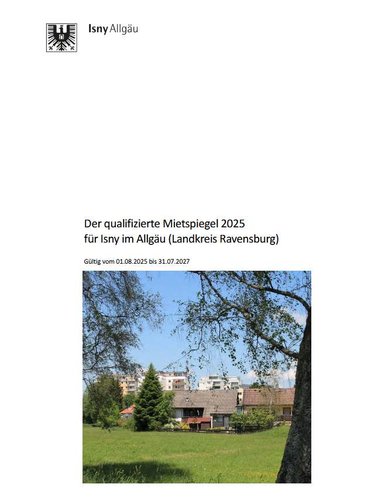 qualifizierter Mietspiegel Isny